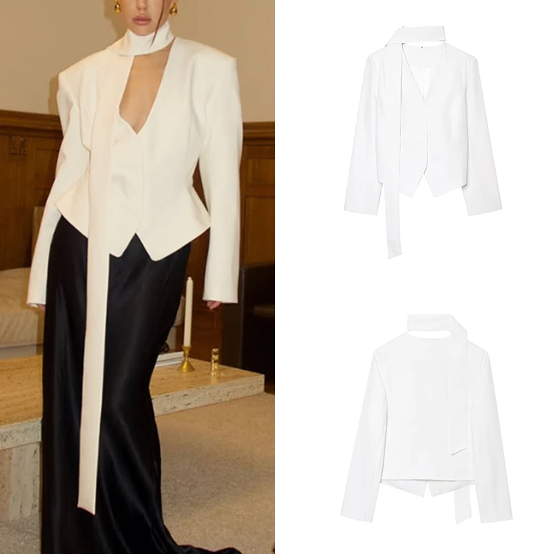 Z женский модный повседневный простой маленький костюм с сетчатым украшением, Новое поступление 2025, длинный полиэстер, цвет све
Z женский модный повседневный простой маленький костюм с сетчатым украшением, Новое поступление 2025, длинный полиэстер, цвет све