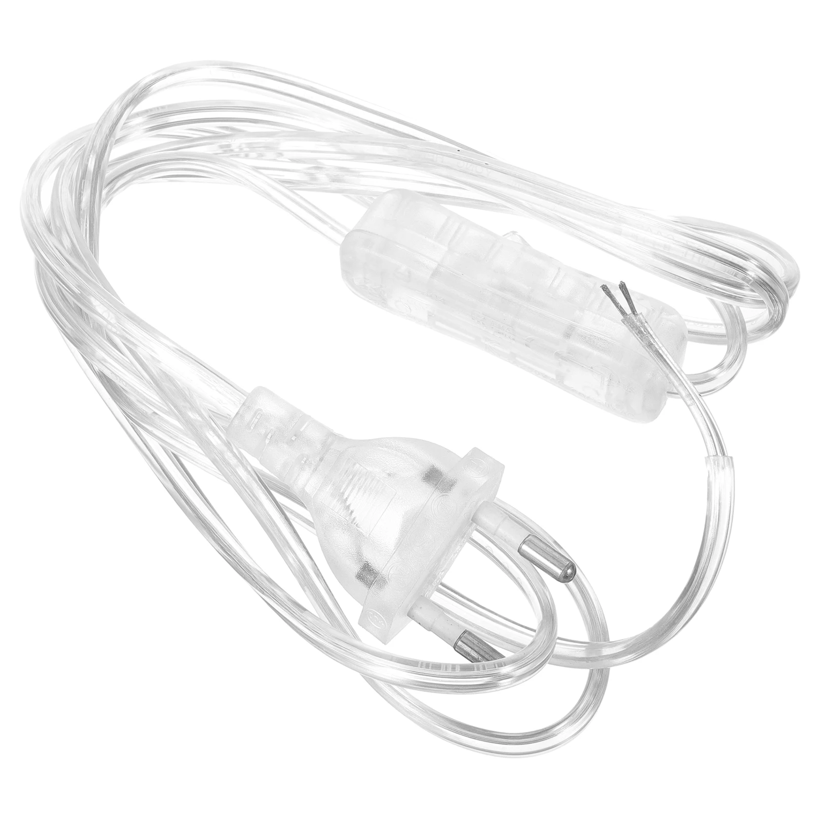 European Plug Power Cord 1.8M Transparent PVC Lamp Wire Replacement Slim Extension Cord for Indoor Lighting DIY Projects
European Plug Power Cord 1.8M Transparent PVC Lamp Wire Replacement Slim Extension Cord for Indoor Lighting DIY Projects