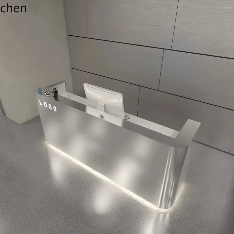 b7- Clothing Store Simple Modern Stainless Steel Bar Counter Cashier Desk Barber Shop Beauty Salon SPA Center Curved Front Desk
b7- Clothing Store Simple Modern Stainless Steel Bar Counter Cashier Desk Barber Shop Beauty Salon SPA Center Curved Front Desk