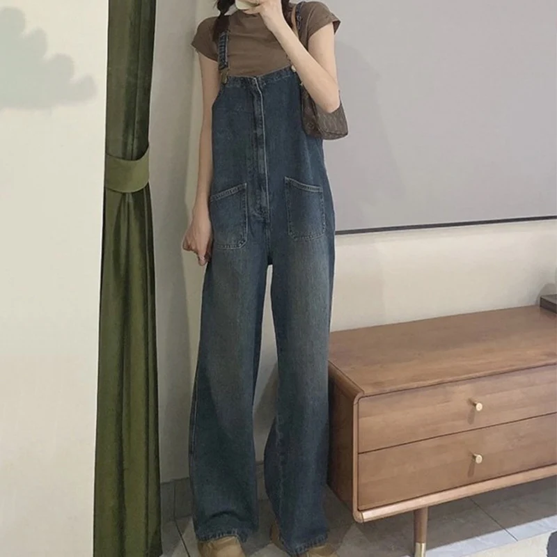 Джинсовый комбинезон с высокой талией, женские брюки прямого кроя, широкие штанины, летний новый дизайн, свободный крой, эффект стройности, бренд Thea
Джинсовый комбинезон с высокой талией, женские брюки прямого кроя, широкие штанины, летний новый дизайн, свободный крой, эффект стройности, бренд Thea