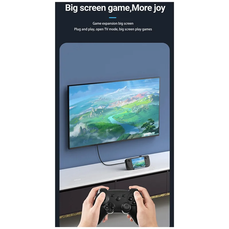 Reliablefor Steam Deck Game Console Base Docking Station 6-In-1 4K HD Screen Projection Connection TV Bracket Converter, Durable
Reliablefor Steam Deck Game Console Base Docking Station 6-In-1 4K HD Screen Projection Connection TV Bracket Converter, Durable