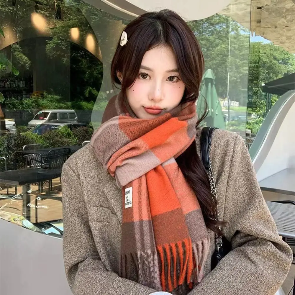 1PC Winter Rainbow Plaid Scarf Pashmina Warm Soft Fringe Scarves Elegant Thickened Cashmere Shawls For Women Girls
1PC Winter Rainbow Plaid Scarf Pashmina Warm Soft Fringe Scarves Elegant Thickened Cashmere Shawls For Women Girls