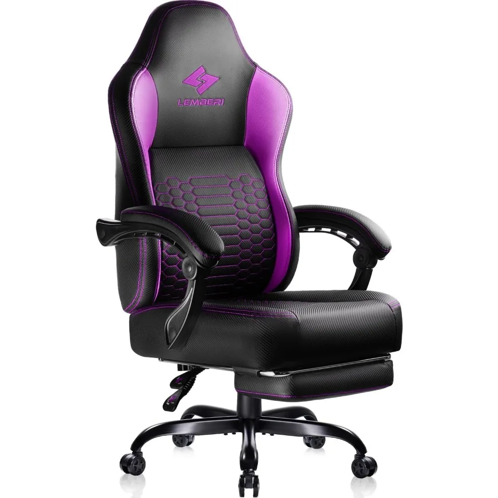 Large Stand-up Gaming Chair, Gaming Chair with Footrest, Headrest and Lumbar Support
Large Stand-up Gaming Chair, Gaming Chair with Footrest, Headrest and Lumbar Support