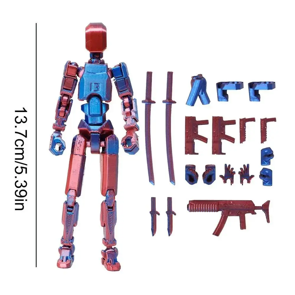 Multi-Jointed Doll 13-joint Tool Toy Figures Toys Dummy 13 3D Printed Action Figure Action Figure Novelty toys
Multi-Jointed Doll 13-joint Tool Toy Figures Toys Dummy 13 3D Printed Action Figure Action Figure Novelty toys