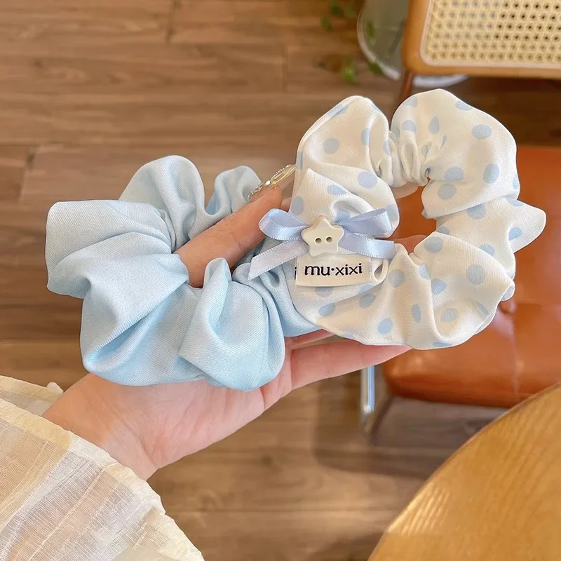 1pc Summer Fresh Seagull Bowel Hair Ring for Women's School Style Bun Hair Accessory Sweet Blue Polka Dot Hair Ring Hair Tie
1pc Summer Fresh Seagull Bowel Hair Ring for Women's School Style Bun Hair Accessory Sweet Blue Polka Dot Hair Ring Hair Tie