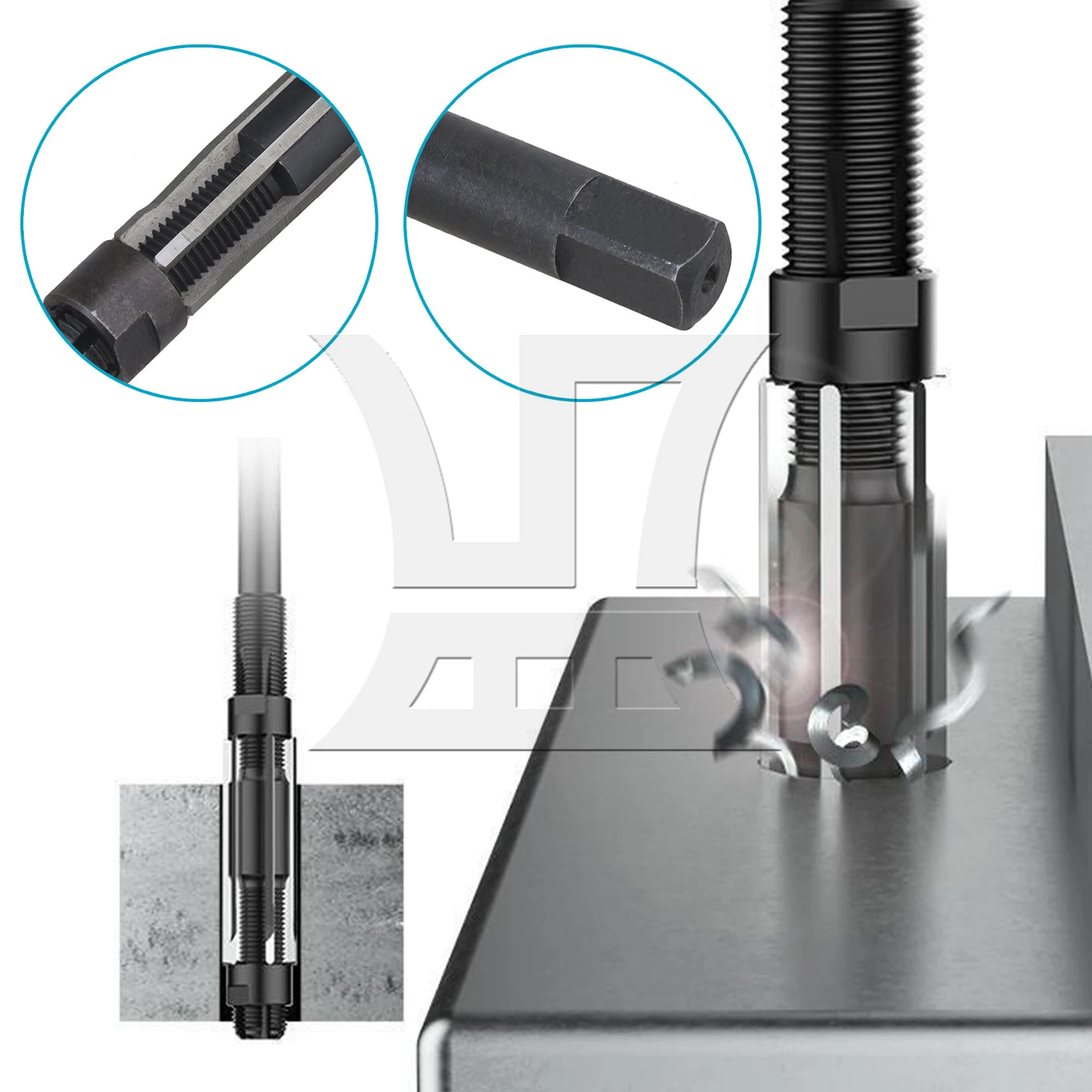 BQLZR 19-21mm Silver Black HSS Adjustable Size Hand Milling Tool Metal Hole Tool
BQLZR 19-21mm Silver Black HSS Adjustable Size Hand Milling Tool Metal Hole Tool