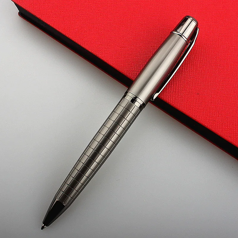 Luxury Quality Metal Gray Business Office Ballpoint Pen New Student School Stationery Supplies Pens for Writing
Luxury Quality Metal Gray Business Office Ballpoint Pen New Student School Stationery Supplies Pens for Writing