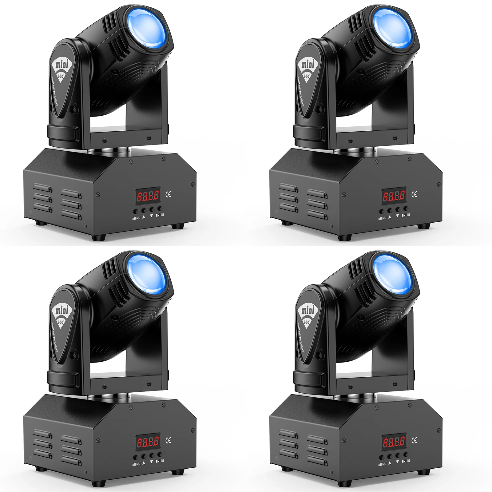 Yiflamefly 4Pcs Mini LED RGBW Moving Head Light 11/13CH DMX512 Voice-activated 4 in 1 Stage Light for DJ Bar Disco Wedding Disco
Yiflamefly 4Pcs Mini LED RGBW Moving Head Light 11/13CH DMX512 Voice-activated 4 in 1 Stage Light for DJ Bar Disco Wedding Disco