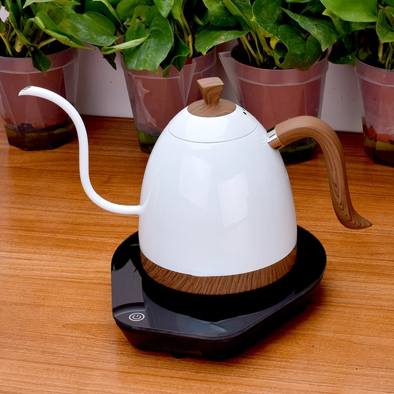 220VElectric coffee pot Fine mouth brew coffee pot Pour Over Coffee Tea Kettle Gooseneck Pot600ml
220VElectric coffee pot Fine mouth brew coffee pot Pour Over Coffee Tea Kettle Gooseneck Pot600ml