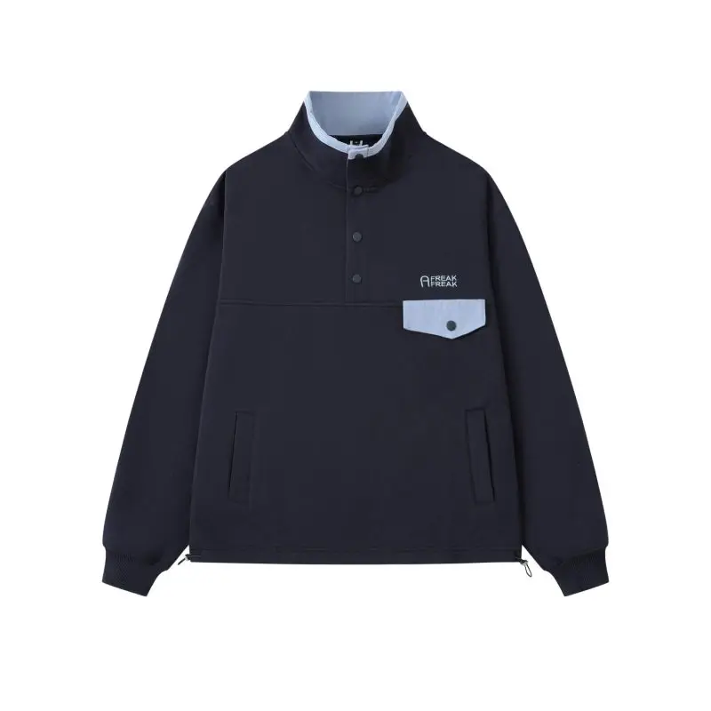 Retro Contrast Color Stand Collar Sweatshirt Casual Loose College Style Embroidered Overhead Shirt Men's Jacket Spring Autumn
Retro Contrast Color Stand Collar Sweatshirt Casual Loose College Style Embroidered Overhead Shirt Men's Jacket Spring Autumn