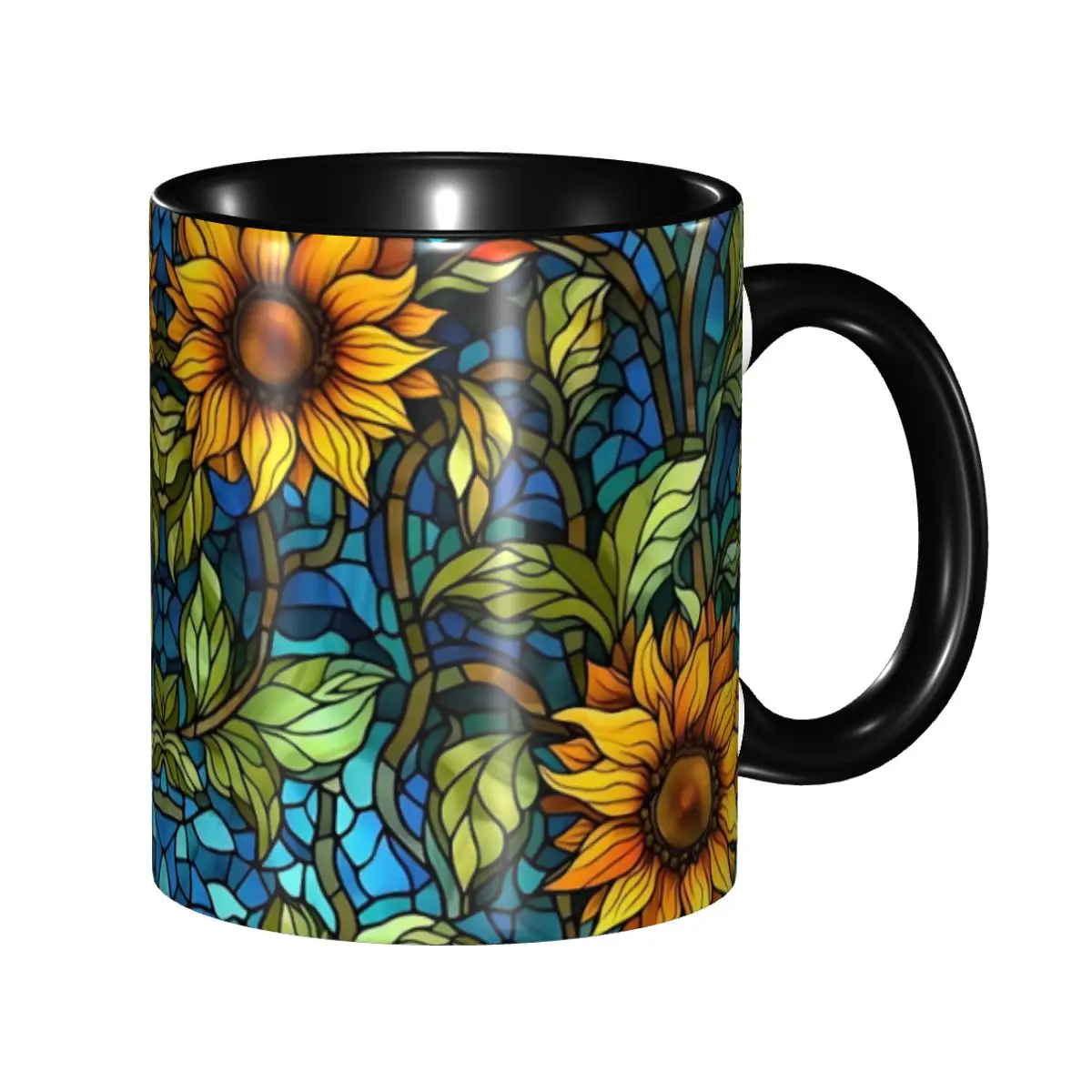 Customized Stained Glass Sunflower Mugs DIY Folk Culture Colorful Art Ceramic Milk Tea Coffee Cup
Customized Stained Glass Sunflower Mugs DIY Folk Culture Colorful Art Ceramic Milk Tea Coffee Cup