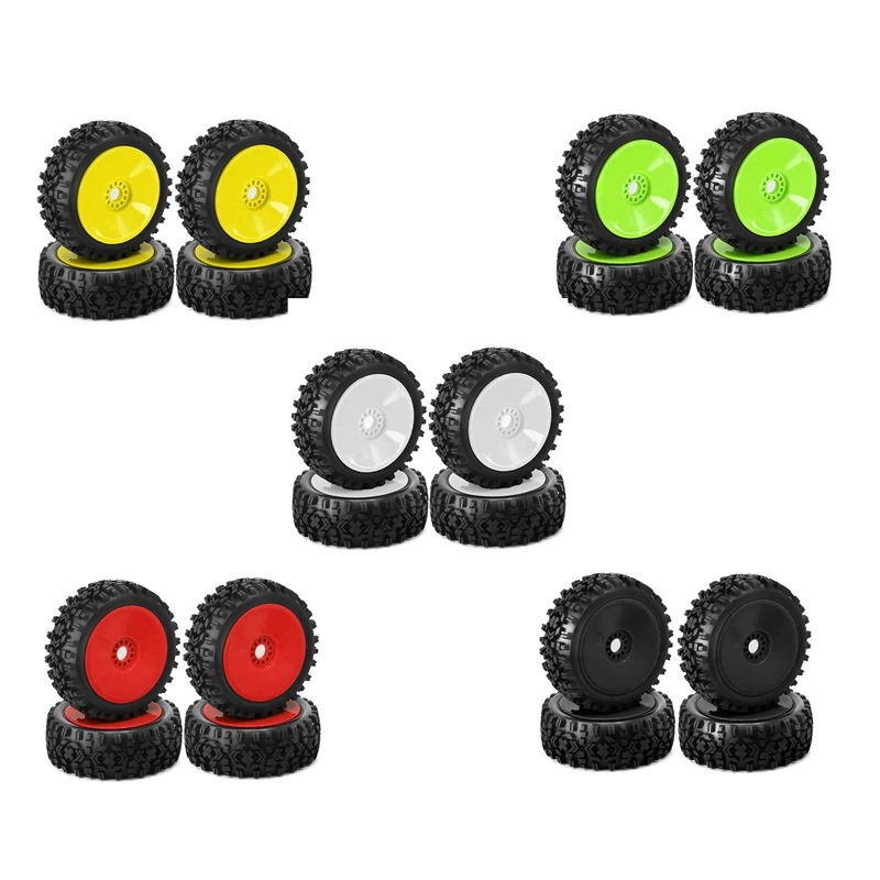 4PCS 1/8 RC Wheel Tire Rubber 120MM 112MM Tire 17Mm Hub Hex For 1/8 RC Car Monster Truck On Road Off-Road Accessories , Black
4PCS 1/8 RC Wheel Tire Rubber 120MM 112MM Tire 17Mm Hub Hex For 1/8 RC Car Monster Truck On Road Off-Road Accessories , Black