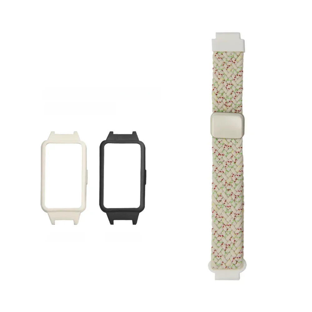 Nylon Braided Strap + Silicone Case For Huawei Band 6 6NFC 6Pro 7 Honor Band 6 7 Bracelet Magnetic Buckle Durable Sport Band
Nylon Braided Strap + Silicone Case For Huawei Band 6 6NFC 6Pro 7 Honor Band 6 7 Bracelet Magnetic Buckle Durable Sport Band