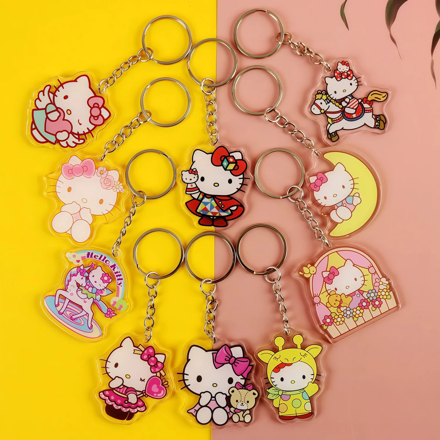 Hello Kitty Keychain Cute Cartoon Keychain Charm Phone Chain Kitty Pendant Keyring Bag Keychain Acrylic Key Rings Girls Gifts
Hello Kitty Keychain Cute Cartoon Keychain Charm Phone Chain Kitty Pendant Keyring Bag Keychain Acrylic Key Rings Girls Gifts