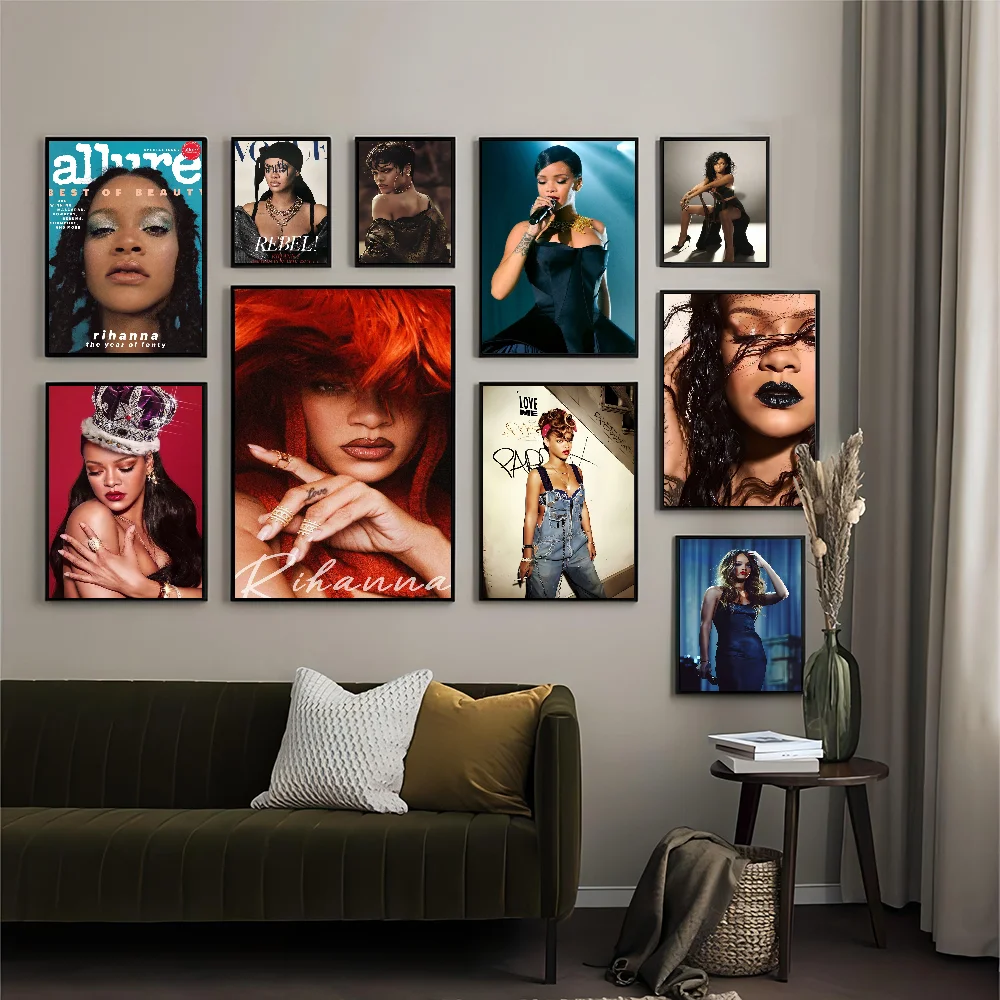 Singer R-RIHANNAS Classic Movie Posters Vintage Room Bar Cafe Decor Stickers Wall Painting
Singer R-RIHANNAS Classic Movie Posters Vintage Room Bar Cafe Decor Stickers Wall Painting