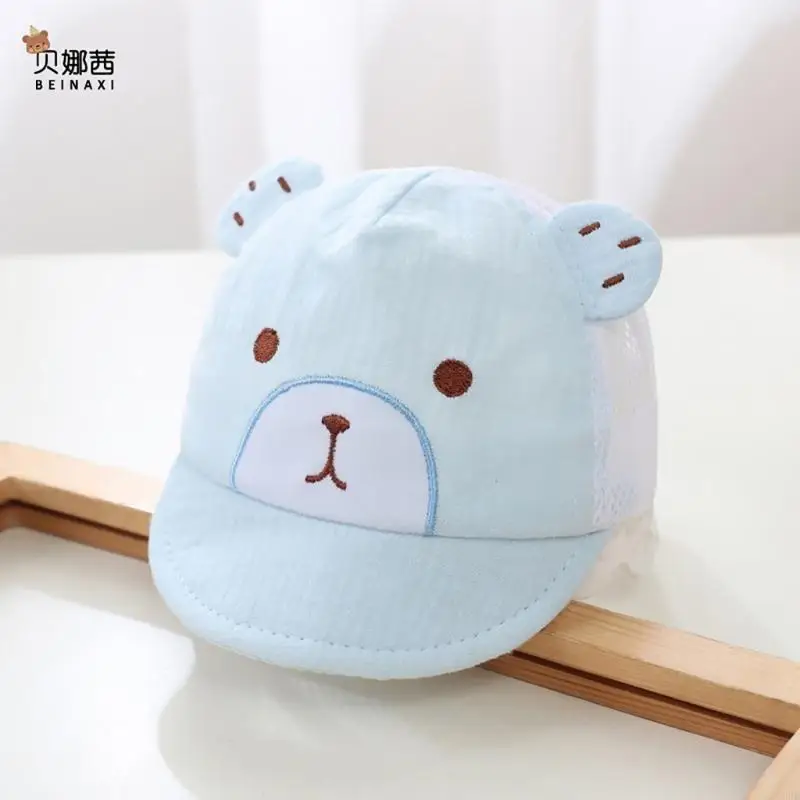 Lightweight Baby Sun Hat Soft & Breathable Mesh Baseball Caps Bear Bonnet
Lightweight Baby Sun Hat Soft & Breathable Mesh Baseball Caps Bear Bonnet