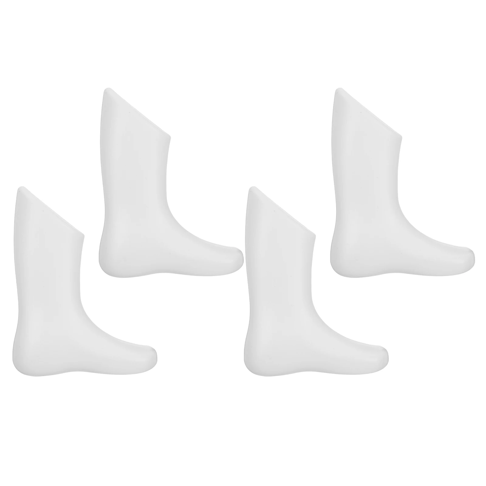 4pcs Foot Mannequin Plastic Hollow Socks Display Stand White Lightweight 5.7X4.52X1.77Inch Shoe Form For Store Home
4pcs Foot Mannequin Plastic Hollow Socks Display Stand White Lightweight 5.7X4.52X1.77Inch Shoe Form For Store Home