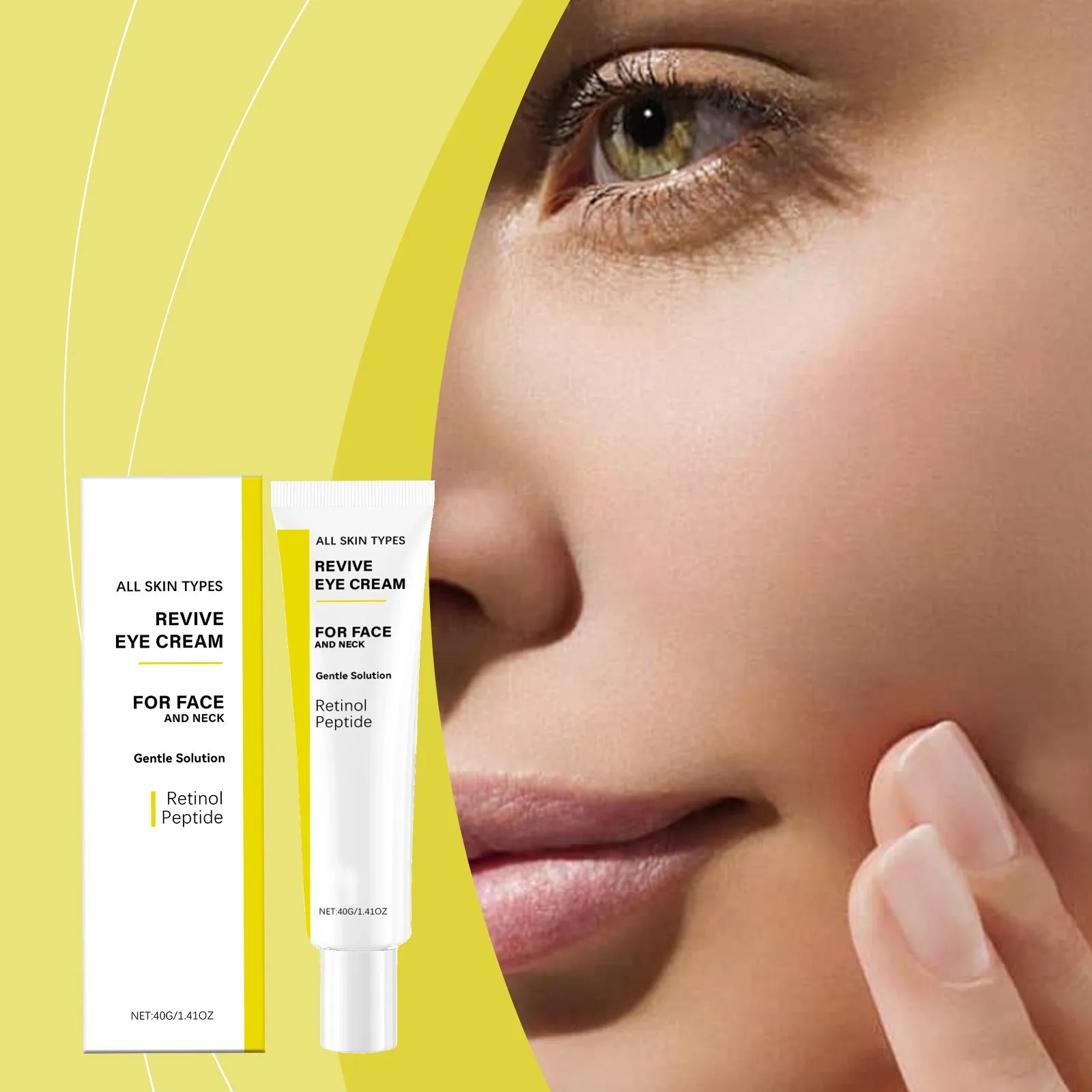 Eye Cream Improves The Skin Around The Eyes, Tightens And Moisturizes, And Reduces Fine Lines
Eye Cream Improves The Skin Around The Eyes, Tightens And Moisturizes, And Reduces Fine Lines