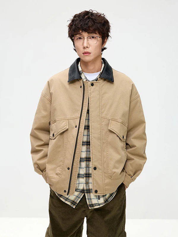 TANGZ STUDIO Американская ретро-куртка-пуховик в рабочем стиле, унисекс, свободного кроя, зимняя, из смесового хлопка
TANGZ STUDIO Американская ретро-куртка-пуховик в рабочем стиле, унисекс, свободного кроя, зимняя, из смесового хлопка