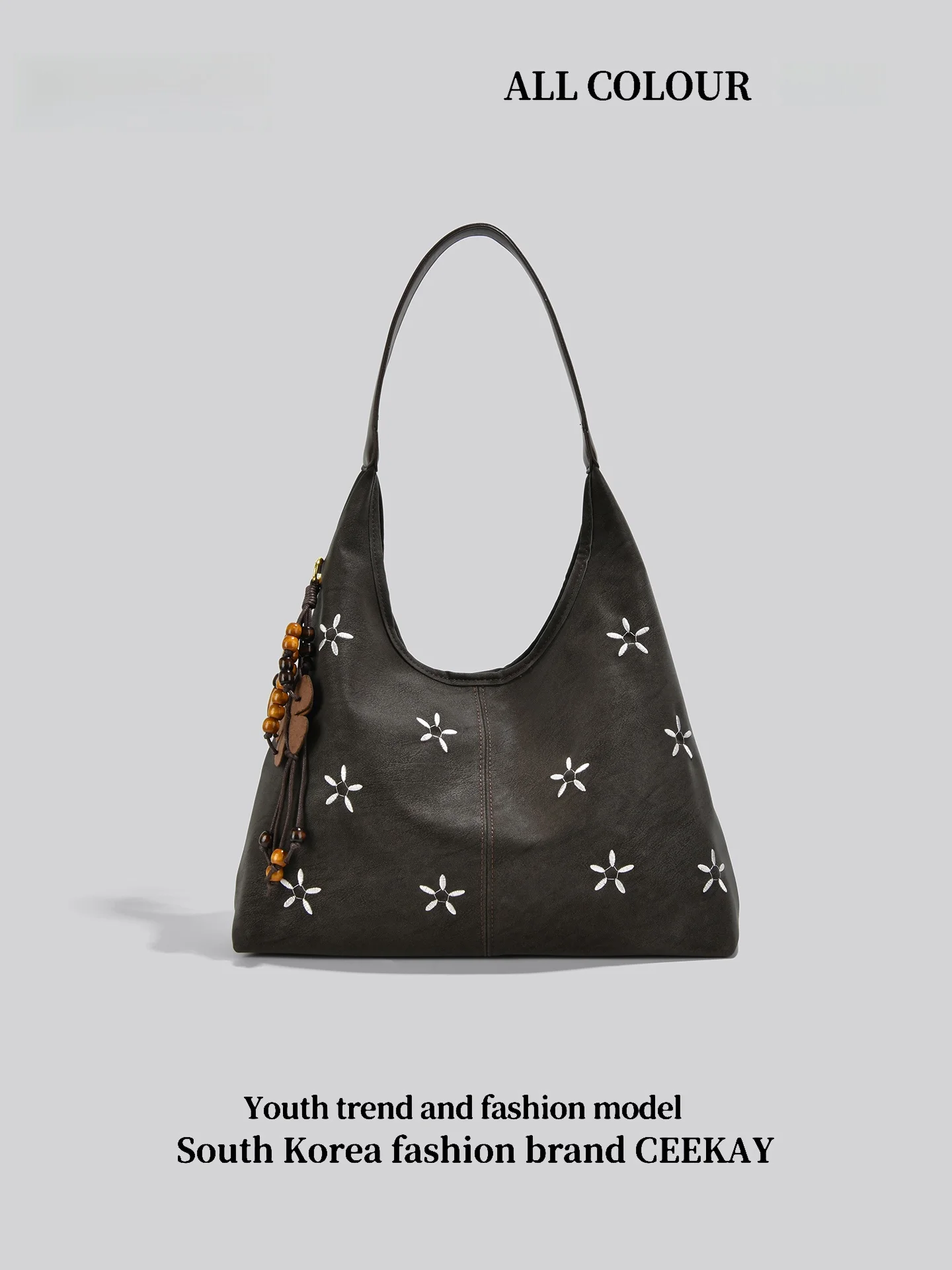 Ceekay Original Design Embroidered Flower Single Shoulder Bag Women's Large Capacity Commuter Tote Bag New 2026
Ceekay Original Design Embroidered Flower Single Shoulder Bag Women's Large Capacity Commuter Tote Bag New 2026