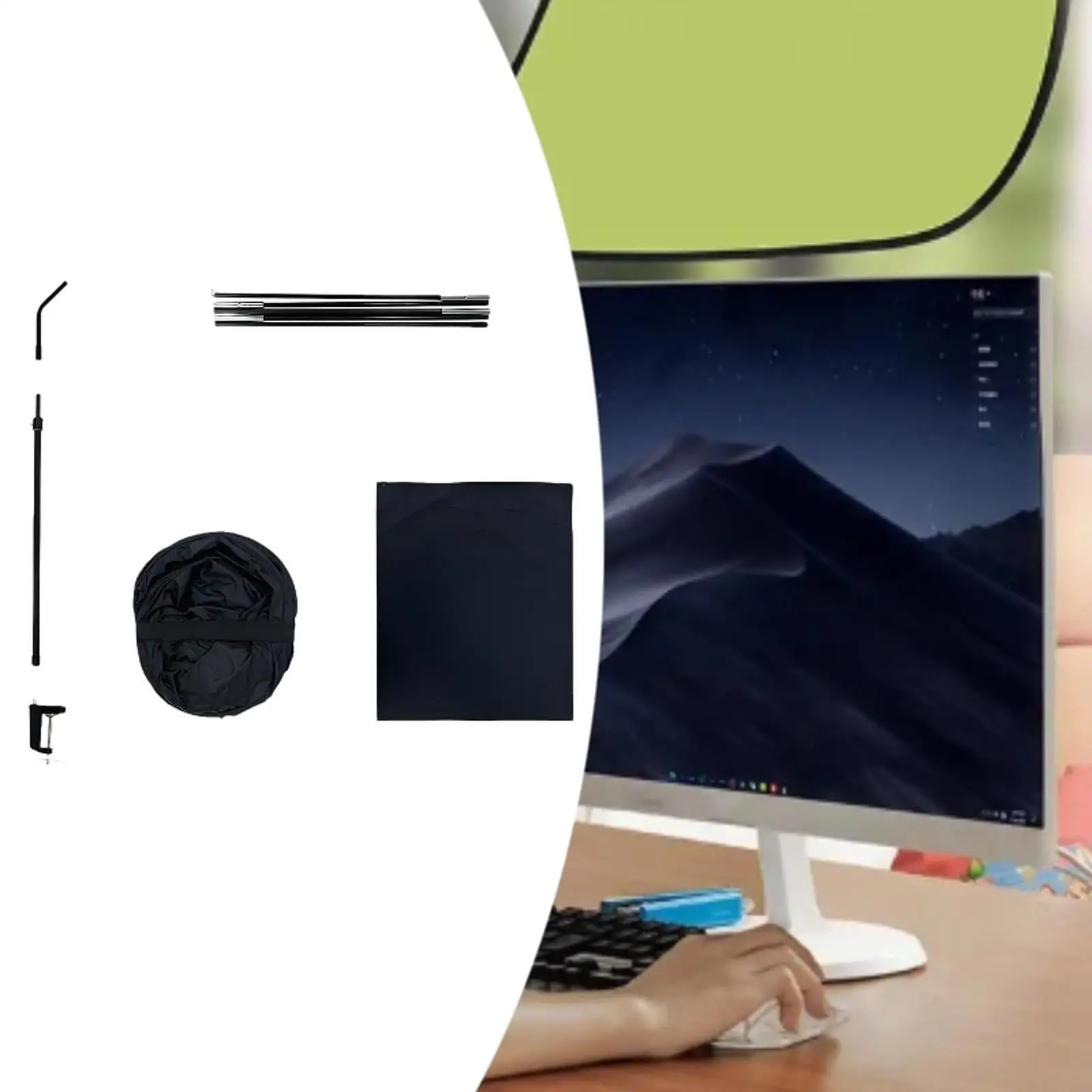 Накладной светильник, черный прорезиненный тканевый абажур для офисного стола для современной офисной мебели
Накладной светильник, черный прорезиненный тканевый абажур для офисного стола для современной офисной мебели