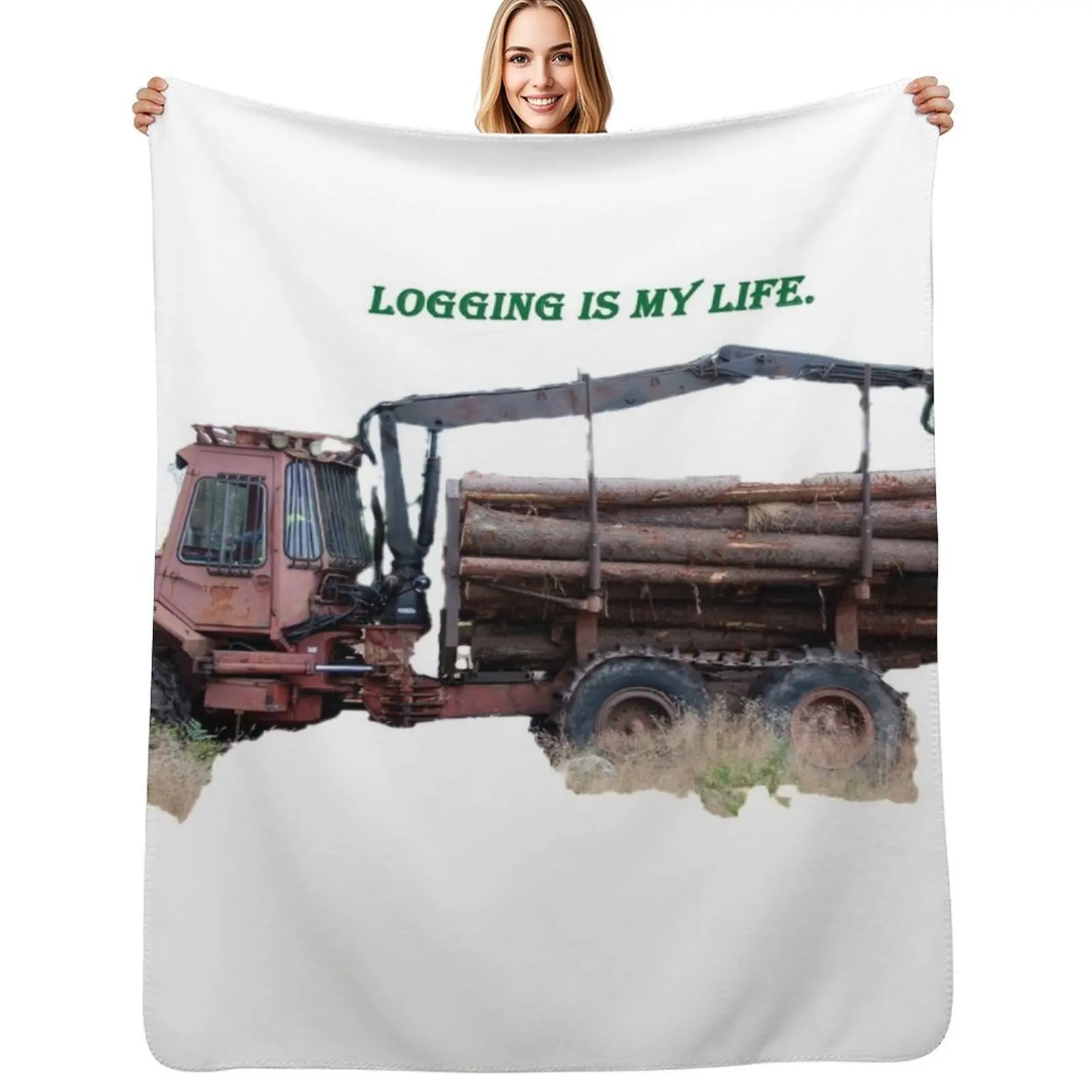 Logging is my life. - Logging Throw Blanket Summer Comforter Personalized Gift Luxury Throw Blankets
Logging is my life. - Logging Throw Blanket Summer Comforter Personalized Gift Luxury Throw Blankets