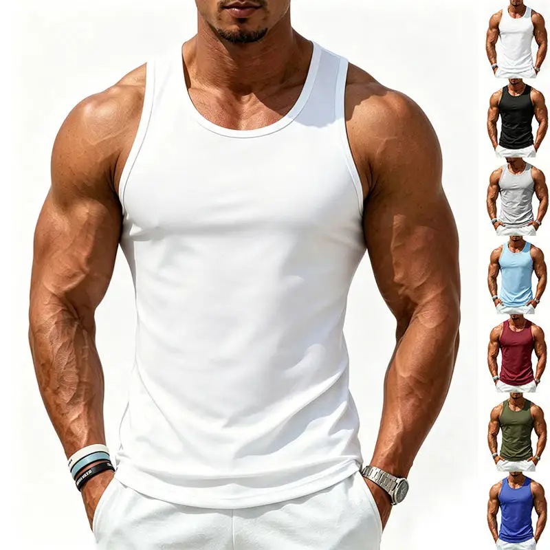 Men's Summer Casual Sports Fitness Quick Dry Moisture Wicking Elastic Base Tank Top Comfortable Breathable Polyester Fiber
Men's Summer Casual Sports Fitness Quick Dry Moisture Wicking Elastic Base Tank Top Comfortable Breathable Polyester Fiber