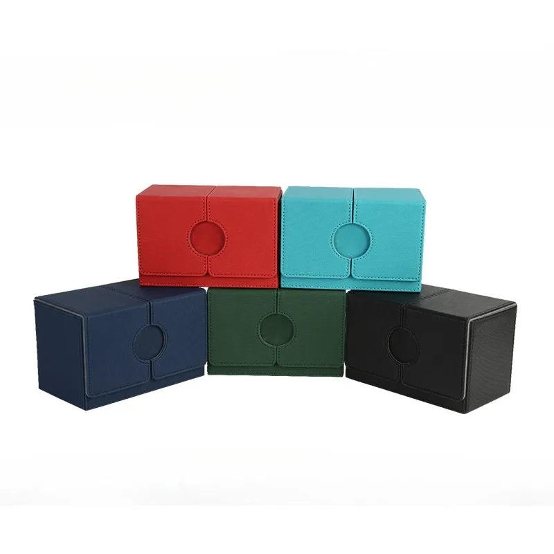 Trading Card Box Sturdy and Fastable Card Protection TCG Dice Container Box Carry
Trading Card Box Sturdy and Fastable Card Protection TCG Dice Container Box Carry