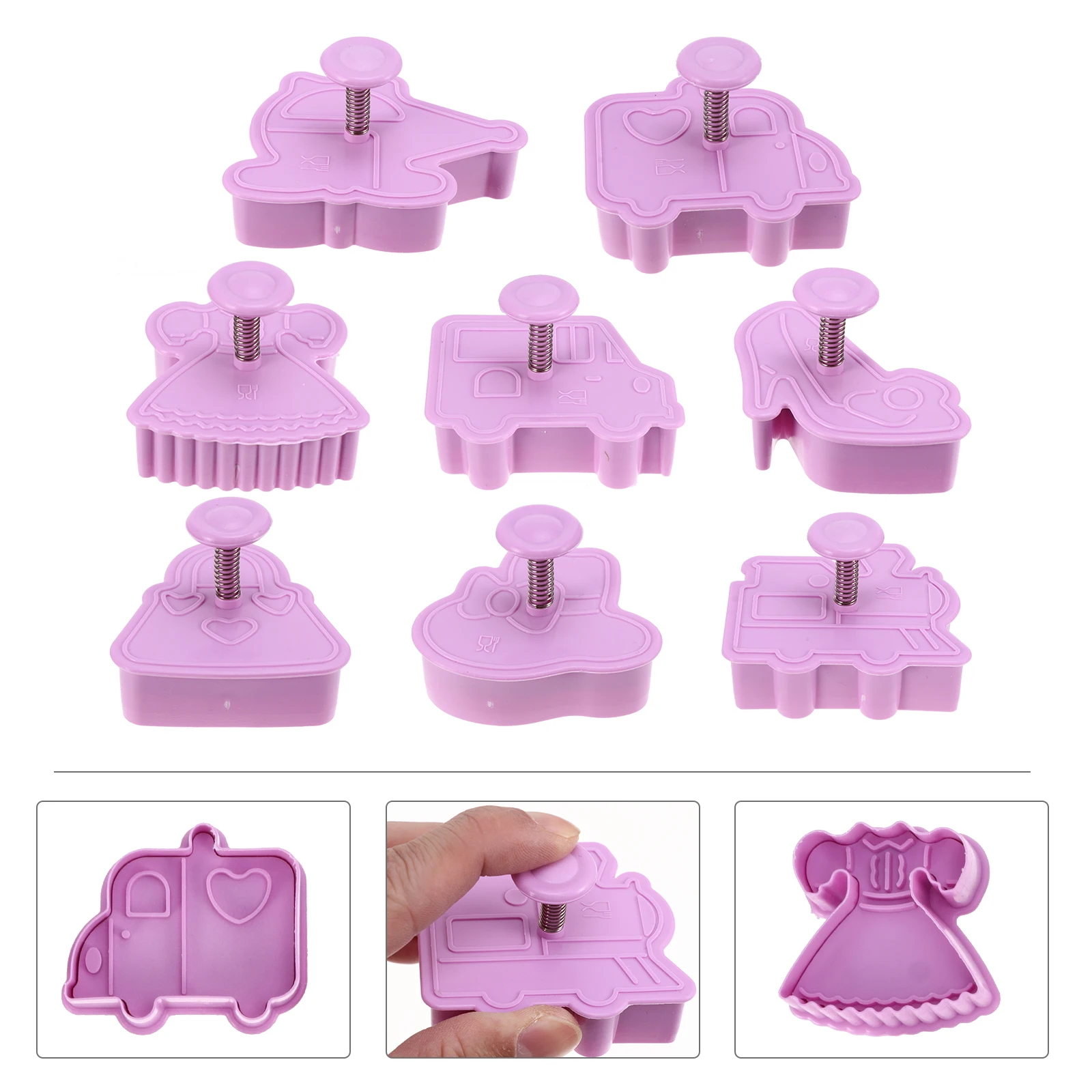 8 Pcs Cookie Set Car Theme Biscuit Mold DIY Biscuits Cartoon 3D Lip Gloss
8 Pcs Cookie Set Car Theme Biscuit Mold DIY Biscuits Cartoon 3D Lip Gloss