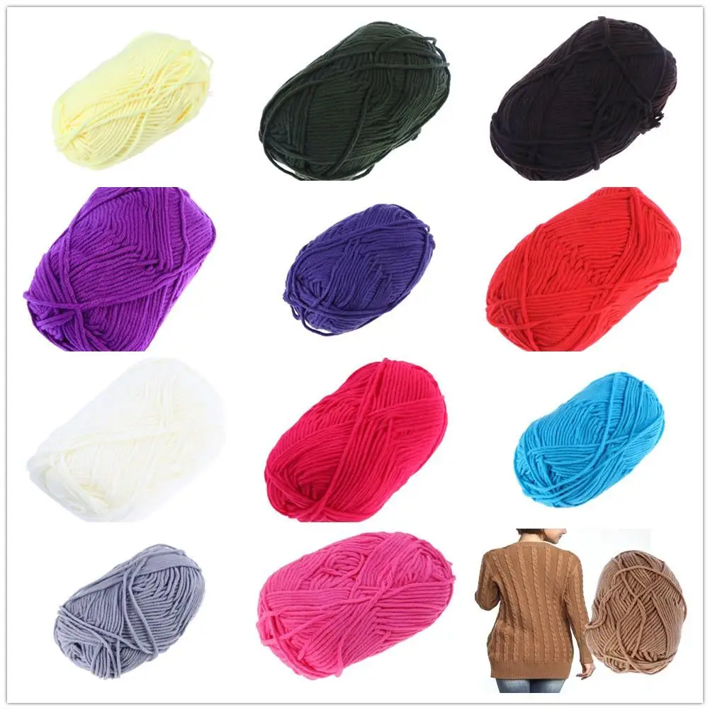 Milk Cotton 50G Cream Chunky Knitting Crochet Slub Wool Thread Soft Knitting Yarn Warm For Hats Scarves Gloves
Milk Cotton 50G Cream Chunky Knitting Crochet Slub Wool Thread Soft Knitting Yarn Warm For Hats Scarves Gloves
