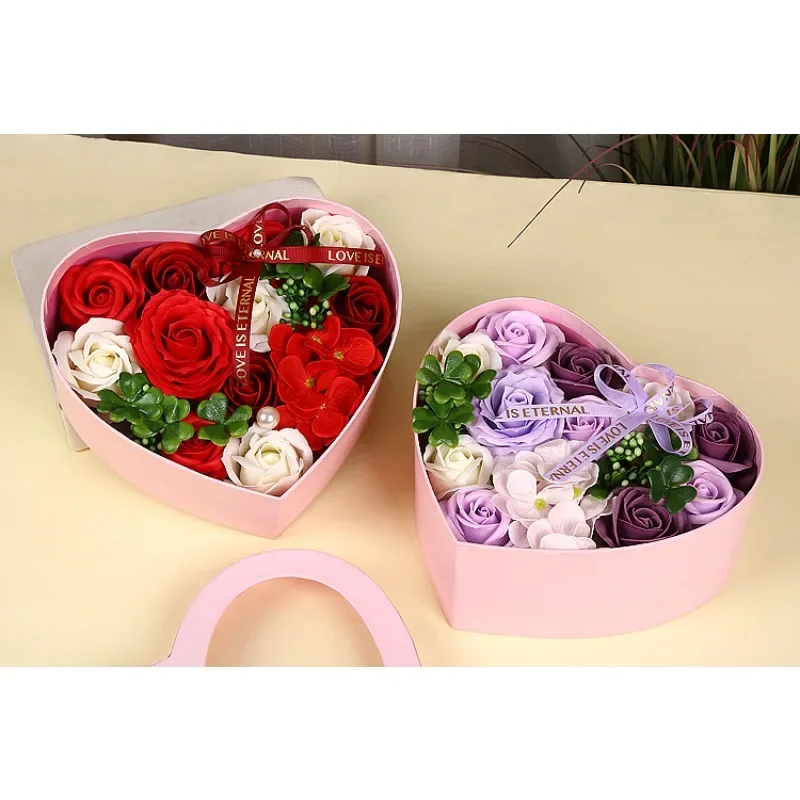 Creative New Soap Flower Heart-shaped Gift Box Cross-border for Valentine's Day, Christmas Creative Birthday Gift for Girlfriend
Creative New Soap Flower Heart-shaped Gift Box Cross-border for Valentine's Day, Christmas Creative Birthday Gift for Girlfriend