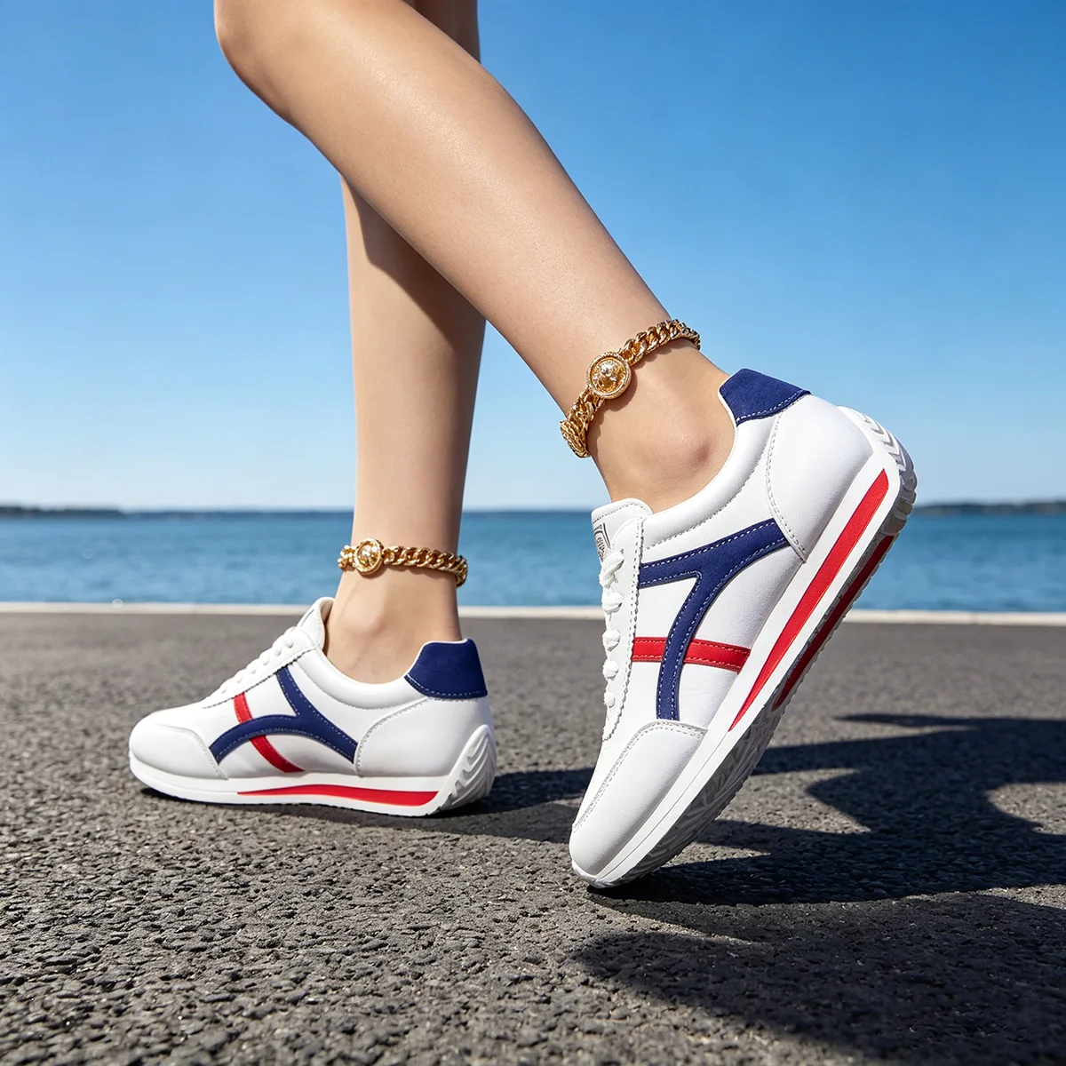 Women's Casual Lightweight Breathable Sport Shoes Fashion Round Head Front Lace Up Comfort Sneakers Running Shoes
Women's Casual Lightweight Breathable Sport Shoes Fashion Round Head Front Lace Up Comfort Sneakers Running Shoes
