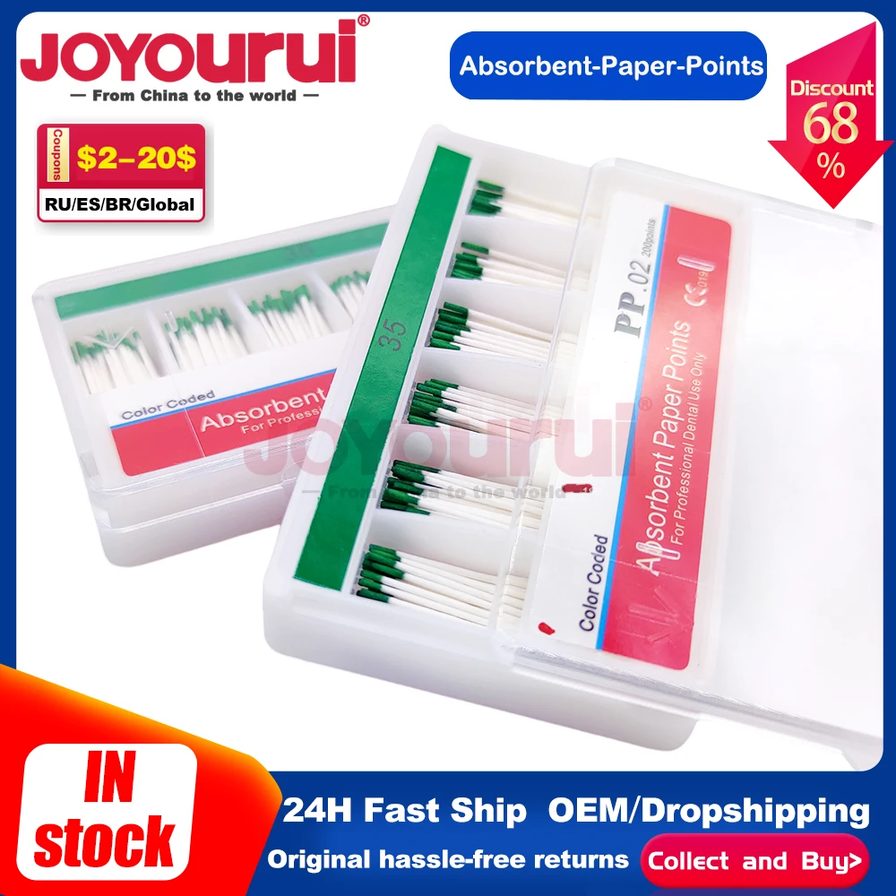 Absorbent Paper Points F1F2F3 Dental Root Cancel Cotton Fiber Tips Dentist Product Superior Quanlity #15-#40 0.02 Taper material
Absorbent Paper Points F1F2F3 Dental Root Cancel Cotton Fiber Tips Dentist Product Superior Quanlity #15-#40 0.02 Taper material
