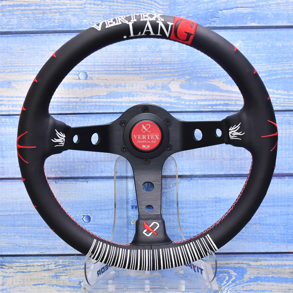 VERTEX LANG STEERING 320mm Sports Steering Wheel JDM Drift Racing Steering Wheel with Dragons and Twinkling Stars Embroidered
VERTEX LANG STEERING 320mm Sports Steering Wheel JDM Drift Racing Steering Wheel with Dragons and Twinkling Stars Embroidered
