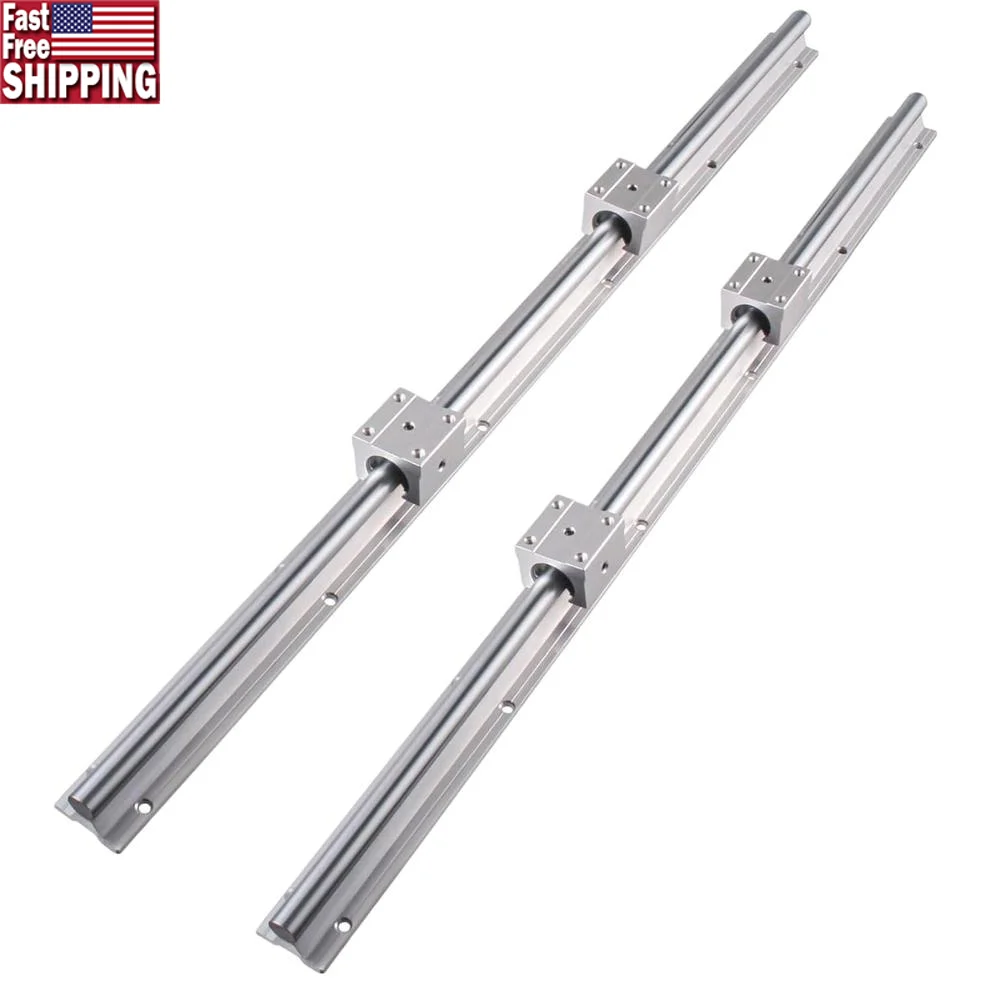 SBR12 Linear Rail 700mm 2PCS Fully Supported Shaft Rod 4PCS SBR12UU Blocks Bearing CNC Router Automated Machines DIY
SBR12 Linear Rail 700mm 2PCS Fully Supported Shaft Rod 4PCS SBR12UU Blocks Bearing CNC Router Automated Machines DIY