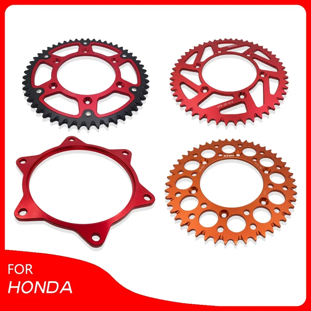Motorcycle 51T 52T Rear Sprocket Aluminum Stainless Sprocket Spacer Chain Disk Plate for HONDA CR125 CR250 CRF450 Dirt Bike
Motorcycle 51T 52T Rear Sprocket Aluminum Stainless Sprocket Spacer Chain Disk Plate for HONDA CR125 CR250 CRF450 Dirt Bike