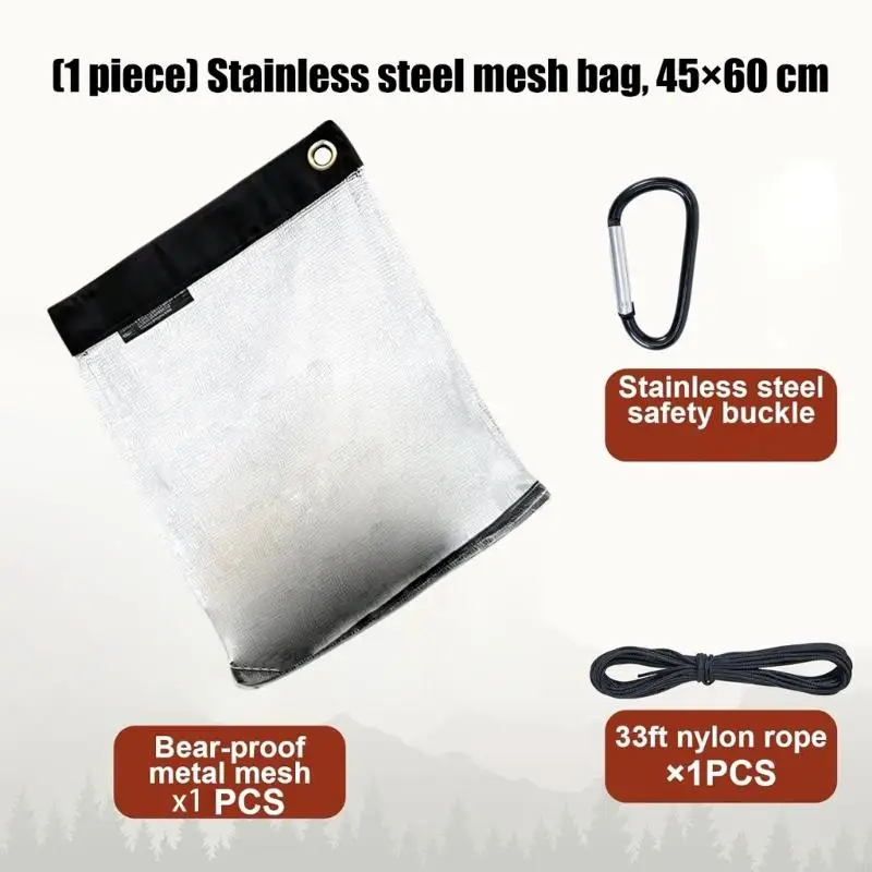Heavy Type Steel Wire Net Bag Compacts Wire Meshes Protectors Bag For Storing Camping Equipment And Dry 24BD
Heavy Type Steel Wire Net Bag Compacts Wire Meshes Protectors Bag For Storing Camping Equipment And Dry 24BD