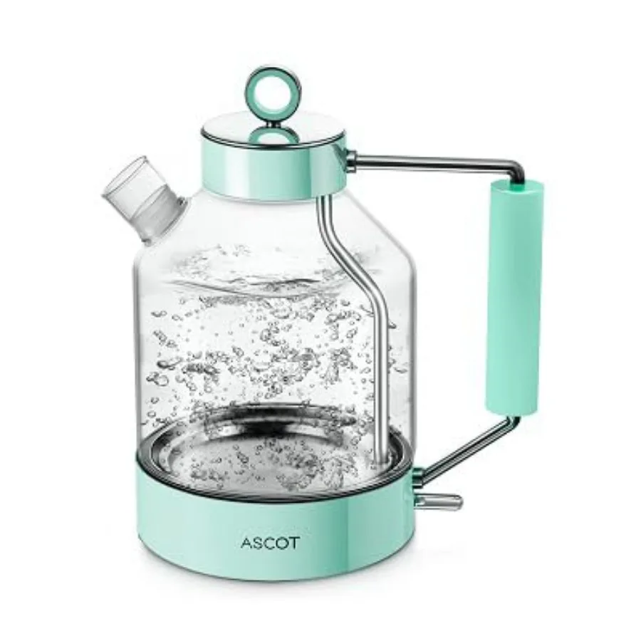 Electric Kettle Glass Electric Tea Kettle Gifts for Men/Women/Family 1.5L 1500W Borosilicate Glass Tea Heater with Auto Shut-Of
Electric Kettle Glass Electric Tea Kettle Gifts for Men/Women/Family 1.5L 1500W Borosilicate Glass Tea Heater with Auto Shut-Of