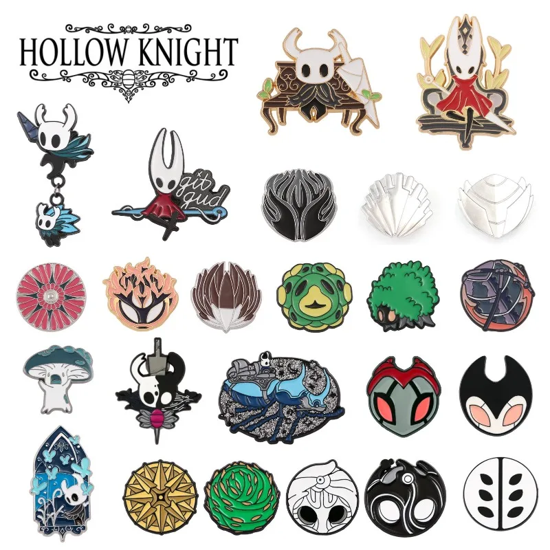 Hollow Knight Alloy Drip Oil Enamel Brooch Badges Decorative Lapel Pins for Backpack Clothing Game Themed Collection Gift
Hollow Knight Alloy Drip Oil Enamel Brooch Badges Decorative Lapel Pins for Backpack Clothing Game Themed Collection Gift