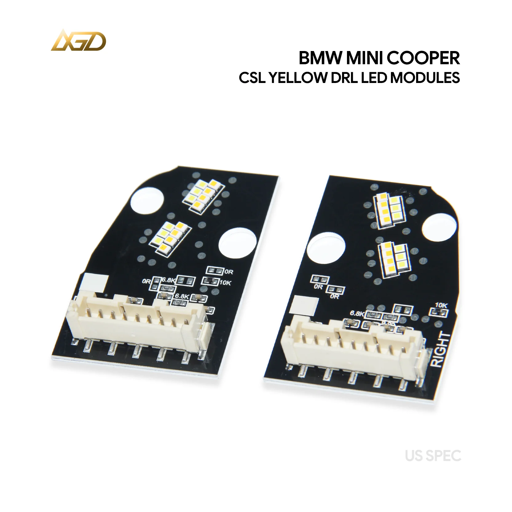 Yellow DRL Boards CSL Style For Mini 2019-2021 F55 F56 F57 Clubman F54 LCI Fits US Version LED Headlight
Yellow DRL Boards CSL Style For Mini 2019-2021 F55 F56 F57 Clubman F54 LCI Fits US Version LED Headlight