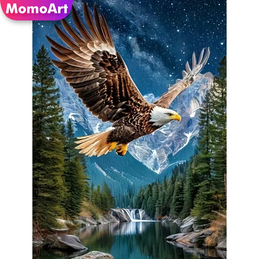 Новинка Momoart: Алмазная мозаика «Орёл» с полной выкладкой стразами, картина с горным пейзажем, вышивка стразами, настенное искусство с изображением дерева
Новинка Momoart: Алмазная мозаика «Орёл» с полной выкладкой стразами, картина с горным пейзажем, вышивка стразами, настенное искусство с изображением дерева