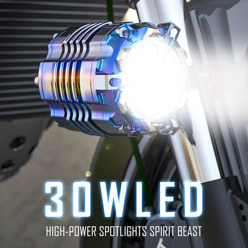 LED spotlight 30W modified accessories motorcycle auxiliary light waterproof off-road vehicle light strong light scooter univers
LED spotlight 30W modified accessories motorcycle auxiliary light waterproof off-road vehicle light strong light scooter univers