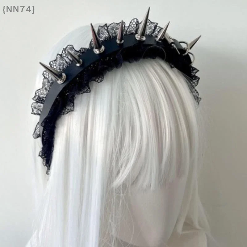 【NN74】Fashion Gothic Punk Goth Headwear Women Headband Girls Rivets Headwear Cosplay Headdress Lace Hair Accessories【W4】
【NN74】Fashion Gothic Punk Goth Headwear Women Headband Girls Rivets Headwear Cosplay Headdress Lace Hair Accessories【W4】