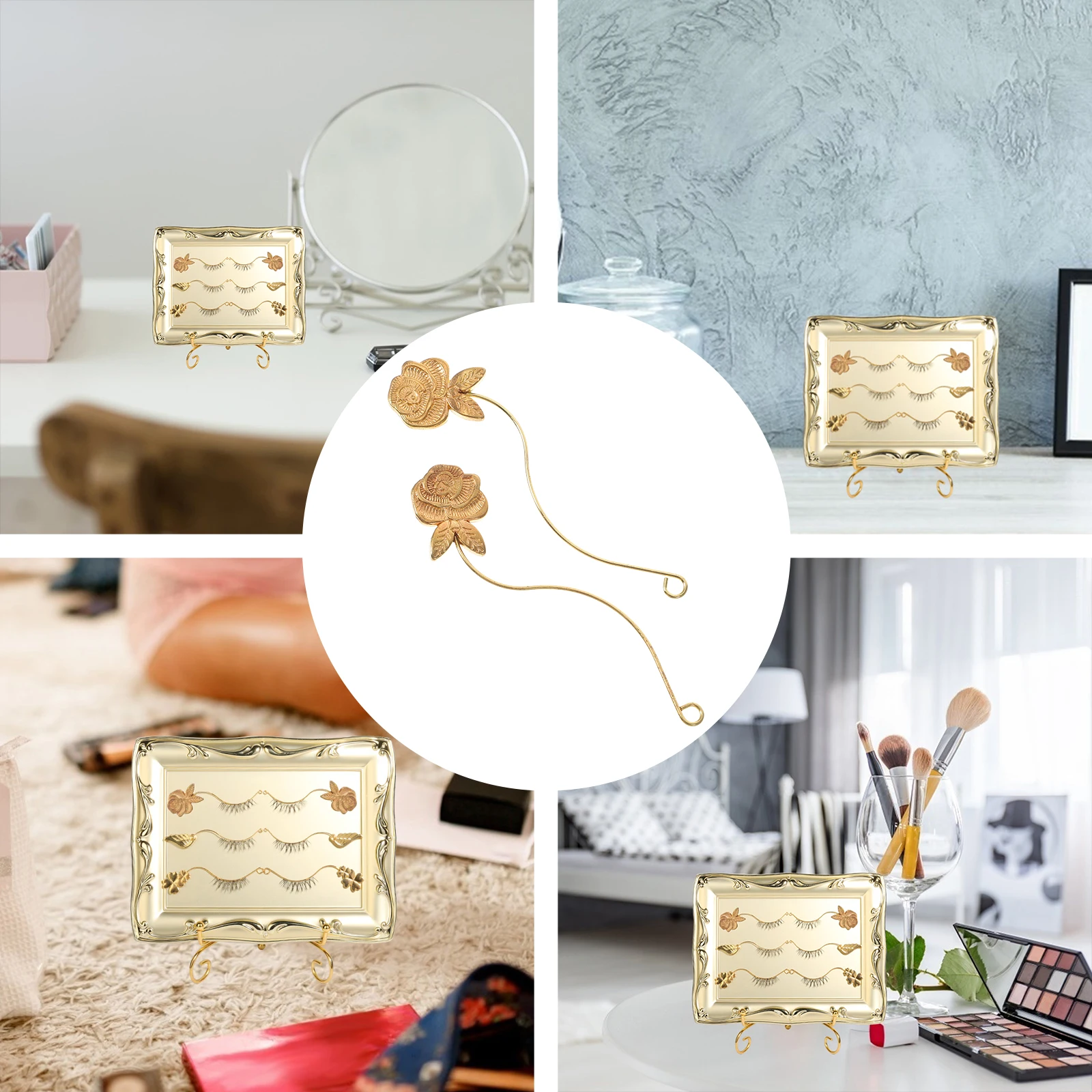 6 Pairs Eyelash Holder Display Board Salon Supply Grafting Tool Exhibit Eyelashes St Premium Metal Durable Safe Bending
6 Pairs Eyelash Holder Display Board Salon Supply Grafting Tool Exhibit Eyelashes St Premium Metal Durable Safe Bending