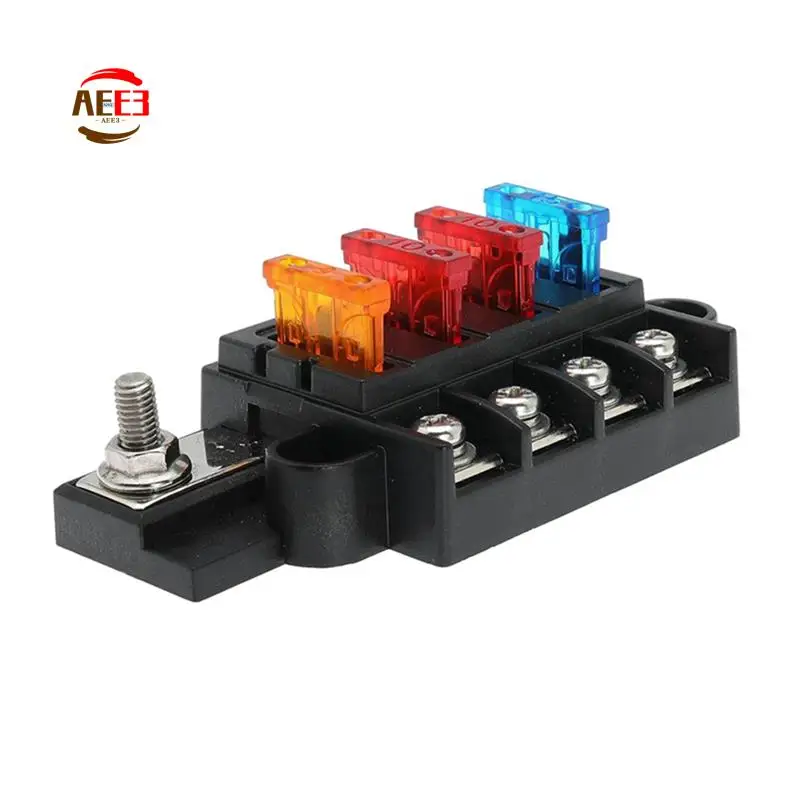 AEE3-4 Circuit Fuse Block Marine Fuse Block Sea Fuse Block For ST Blade 5045 With Cover For Marine
AEE3-4 Circuit Fuse Block Marine Fuse Block Sea Fuse Block For ST Blade 5045 With Cover For Marine