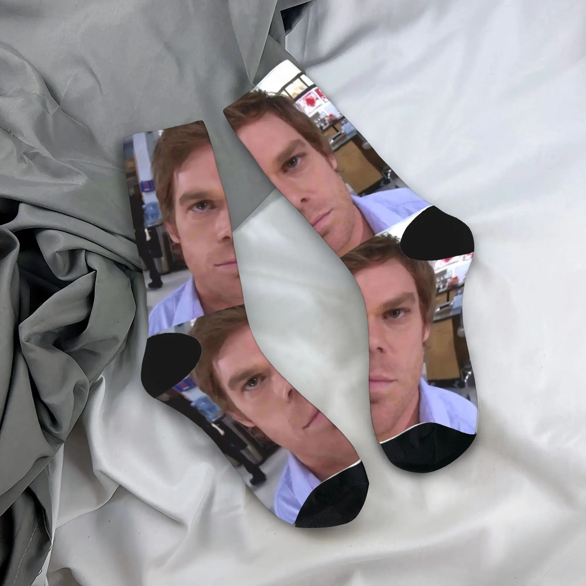 Men Socks Dexter Morgan Stockings Anti Skid High Quality Socks Autumn Novelty Design Running Sports Socks
Men Socks Dexter Morgan Stockings Anti Skid High Quality Socks Autumn Novelty Design Running Sports Socks