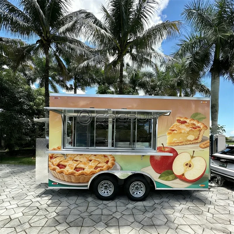COGSUN Luxury Concession Food TrailerPremium Hot Apple Pie Concession Trailer Mobile Bakery Cart For Sale 2026
COGSUN Luxury Concession Food TrailerPremium Hot Apple Pie Concession Trailer Mobile Bakery Cart For Sale 2026