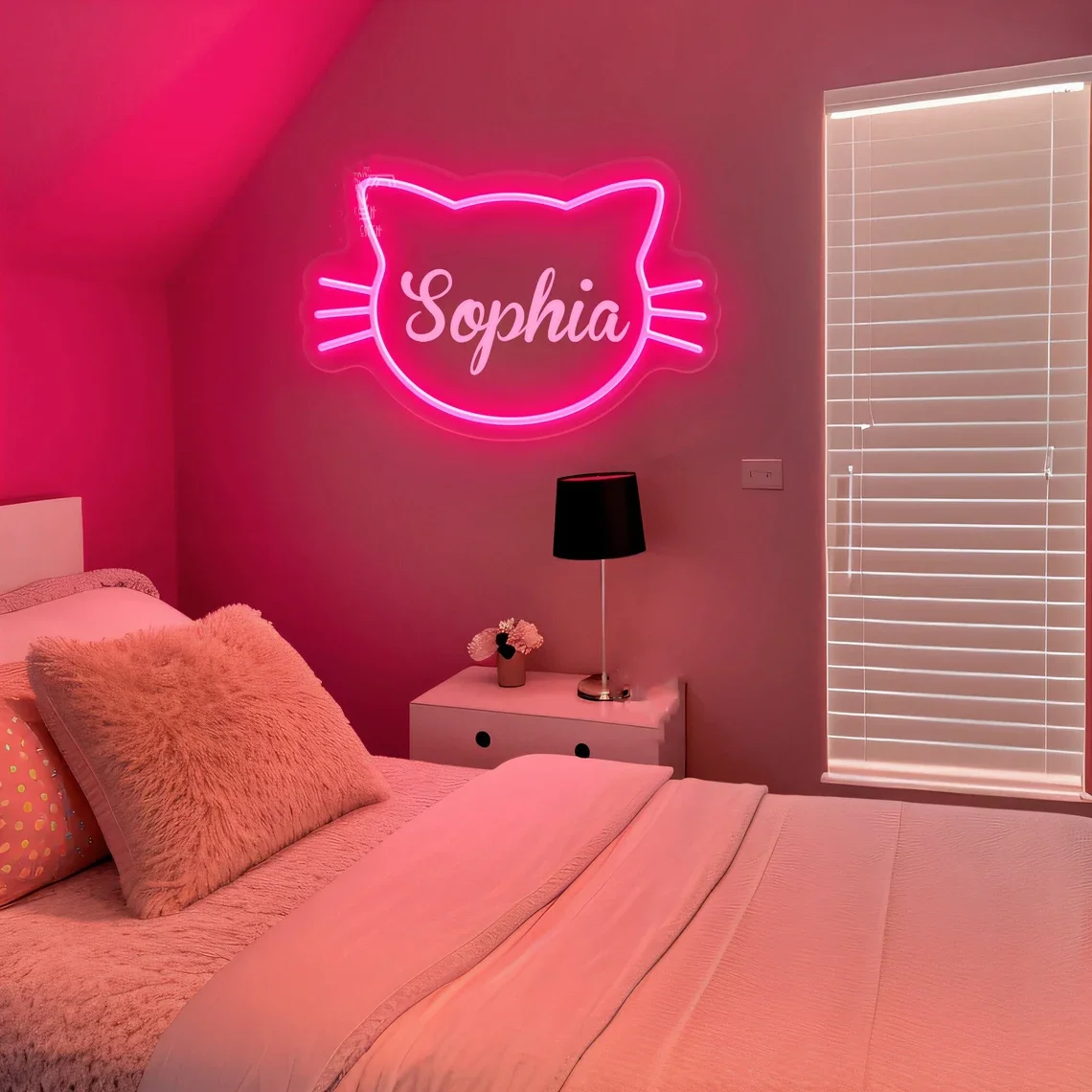 Custom Name Neon Sign For Kids, Cat Neon Sign Custom UV Neon sign Cat Decor Kids Room Decor Gift For Kids,Birthday Party Gift
Custom Name Neon Sign For Kids, Cat Neon Sign Custom UV Neon sign Cat Decor Kids Room Decor Gift For Kids,Birthday Party Gift