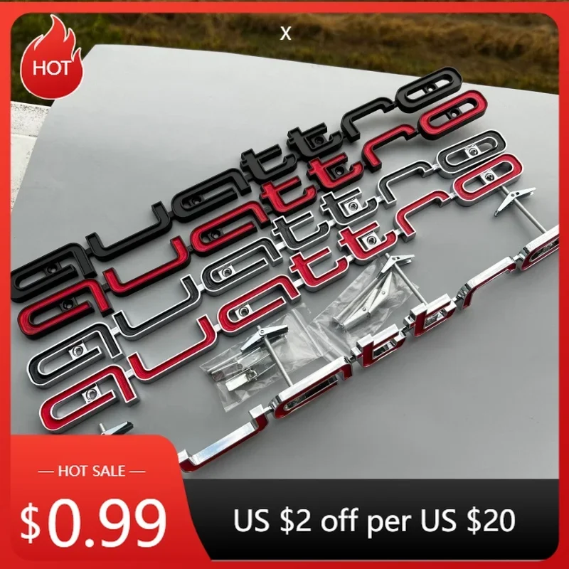 2026 Hot For Audi Hub Caps For Audi A3 A4 A5 A6 A7 A8 Q3 Q5 Q7 S3 S4 S5 S6 RS4 Front Grille Logo Quattro Badge Sticker
2026 Hot For Audi Hub Caps For Audi A3 A4 A5 A6 A7 A8 Q3 Q5 Q7 S3 S4 S5 S6 RS4 Front Grille Logo Quattro Badge Sticker