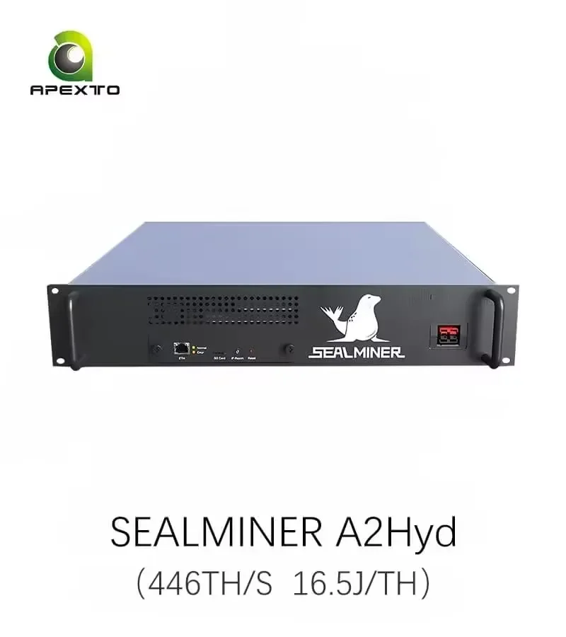 NEW STOCK Bitdeer SEALMINER A2Hyd 446TH/S 16.5J/TH Bitcoin Miner
NEW STOCK Bitdeer SEALMINER A2Hyd 446TH/S 16.5J/TH Bitcoin Miner